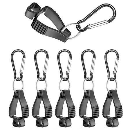 6 stk Hanskeklipsholder Klipsholder for arbeidshansker med sklisikring G