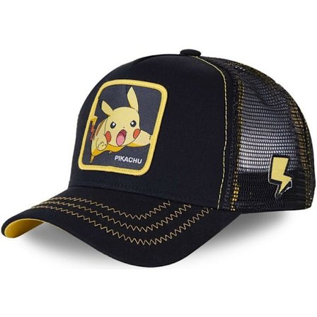 Pikachu Mesh Baseball Cap Unisex Hip Hop Trucker Hat Buckle Back