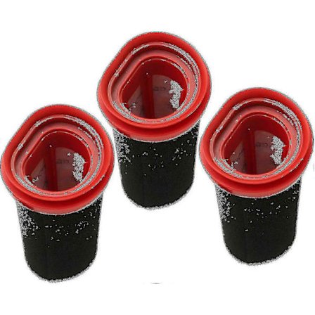 3-pakning 25,2V/21,6V filter for Bosch Flexxo Serie 4 trådløs støvsuger BBH32101 G20242010451 [DB]