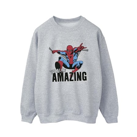 Marvel Herr Spider-Man Amazing Sweatshirt L Sports Grey