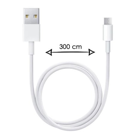 Micro USB - PH26 - Huawei P Smart + 2019 - 3 metriä - Nopea lataus - Synkronointi