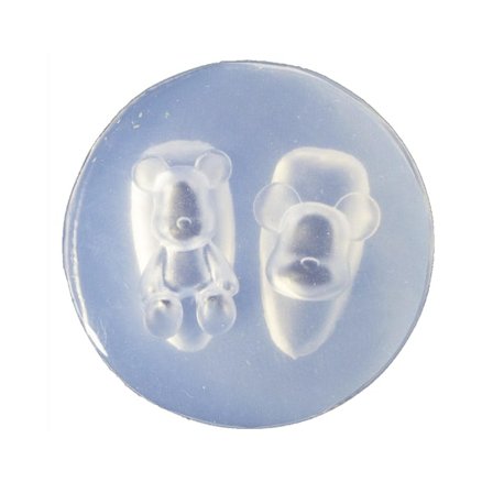 3D pehmeä silikoni kynsi karhu muotti DIY kynsien koristeluun taidekynsien työkalu