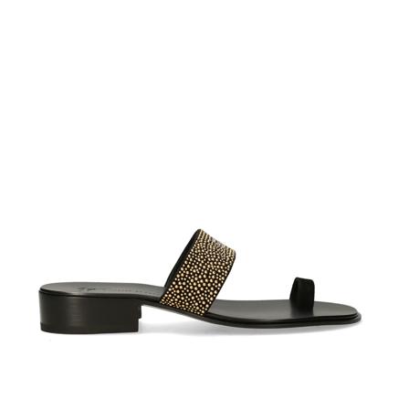 Giuseppe Zanotti Sliders , Zwart , Heren , Maat: 41 EU
