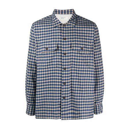 Universal Works Casual Shirts Blå, Herre Skjorter