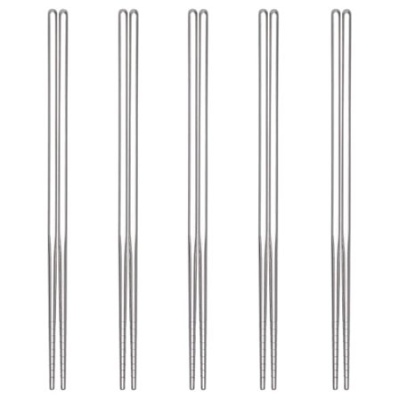 10x Ätpinnar i Rostfritt Stål
