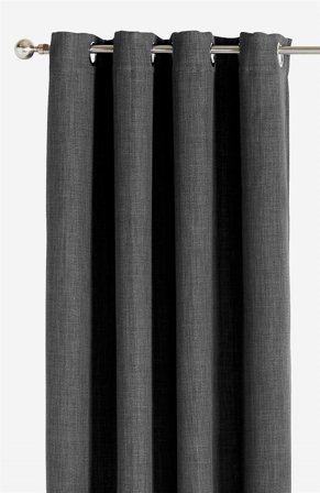 Cellbes of Sweden - Mörkläggningsgardin enfärgad Ellen 2-pack - mörkgrå - - 140 x 165 cm