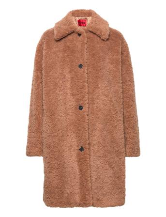 Mybell-1 Outerwear Faux Fur Brun HUGO