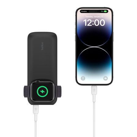Belkin BoostCharge Pro trådløs nødlader - magnetisk, 24 pin USB-C - 20 watt