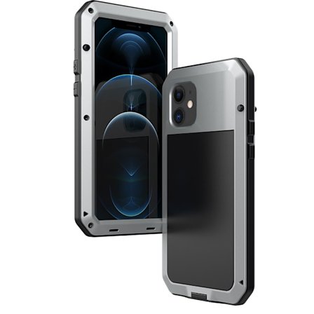 Kraftigt 360-Fodral i Aluminium HEAVY DUTY - iPhone 12 Pro Max