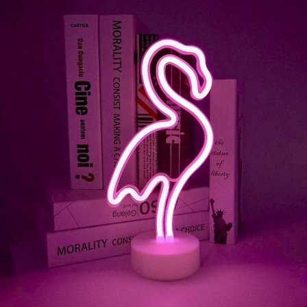 Led Flamingo Neon Valomainokset Neon Valot Lamput Flamingo Neon Valot Huoneen Sisustus