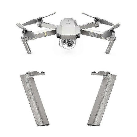 Vasen+oikea etuvarren laskutelineen korjausosat DJI Mavic Pro/Mavic Platinum[HK]