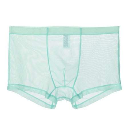 Miesten Bokserit Hengittävät Joustava Verkko Matala Vyötärö Jääsilkki Viilentävät Antiseptiset Läpinäkyvät Miesten Alushousut Miesten Alusvaatteet