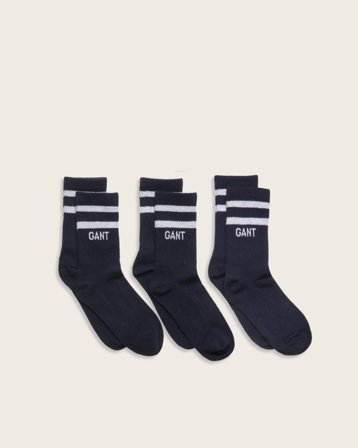 GANT SPORT SOCKS 3-PACK Bleu Chaussettes Unisexe - Kids Brand Store