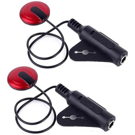 2 st piezo kontaktmikrofon pickup för gitarr fiol banjo mandolin ukulele