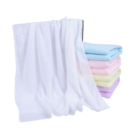 1. 140*70cm pehmeä mikrokuitu vauvan kylpypyyhe pesulappu valkoinen