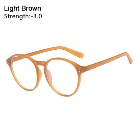 -1,0~-4,0 Myopi Briller Briller LYSEBRUN STYRKE 3,00 lysebrun light brown Strength 3.00-Strength 3.00