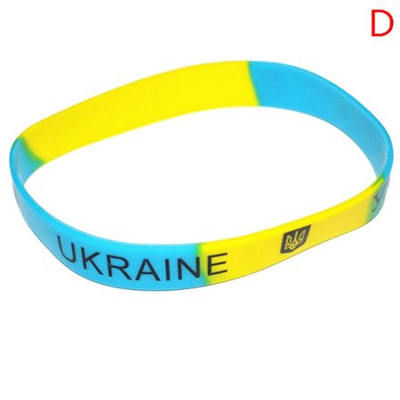 1PC Fotboll Ukraina Land National Flag Armband Sport Elasti