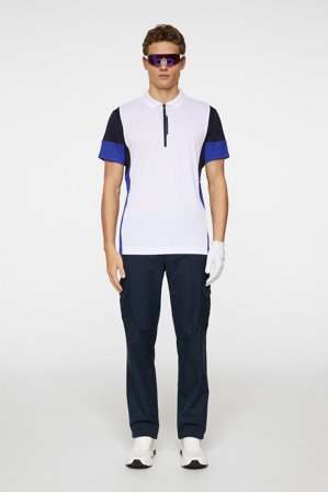 J.Lindeberg - Golf - Nero Polo - White - Man - XL