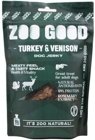 Zoo Good Jerky Turkey & Venison 80 g