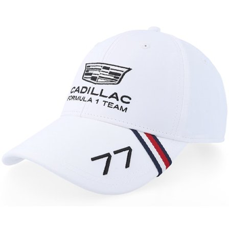 Tommy Hilfiger - Motor Vit adjustable Keps - Cadillac F1 Valtteri Bottas Cap White Adjustable @ Hatstore