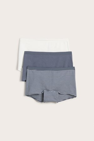 Kappahl | Bokserki damskie 3-pak | Szary