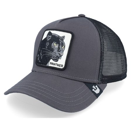 Goorin Bros. - Gris trucker Casquette - The Panther Grey/Black A-Frame Trucker @ Hatstore