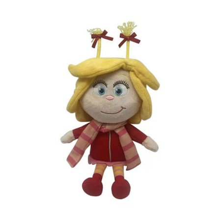 Cindy Lou - 11,8 tum Grinch Jul Plysch Leksaker Stoppade Figur Dockor Barn Flickor Födelsedagspresent
