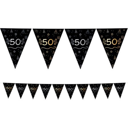 Lippubanneri Musta 50 vuotta