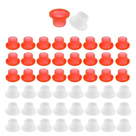 50 Stykker Silikon Kran Tetningspakning, Silikon Kranplugg Forseglet, Slange Tetningsskive for Kraner, Rørleggerutstyr