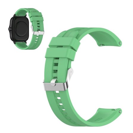 20mm silicone watchband for Amazfit GTS devices - Mint Green