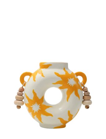 Que Rico Vase - Silvia - Golden Glow - Gold - 15.5 CM