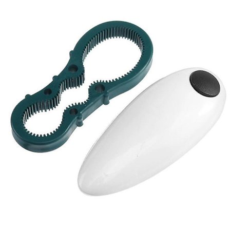 Bästa köksredskap Elektriska burköppnare för kök Seniorer med artrit Elektrisk burköppnare, One Touch Switch Automatisk burköppnare Slät kant F