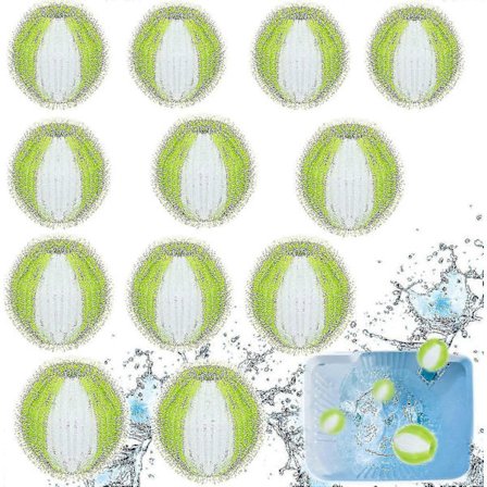 12 Stk. Fjerner for dyrehår, vaskemaskin, lo-ball for vaskemaskin [D]