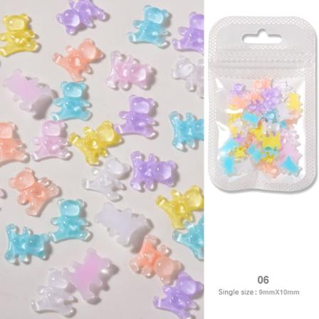 50 St/pack Nail Art Nagelkonstdekoration Strass Harts Manic