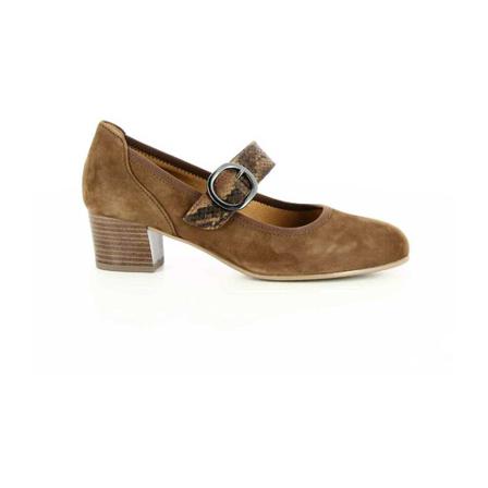 Gabor Damesschoenen Cognac 56.129 , Bruin , Dames , Maat: 41 EU