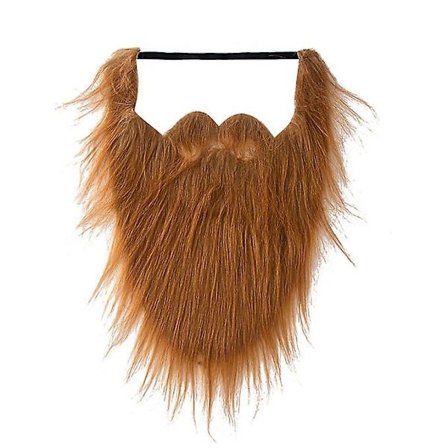 Rolig Fake Beard Halloween Festival Party Mustasch-orange