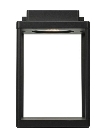 Dyberg Larsen Lanterne Med Led Lys - Opladelig - Black - H24CM x 15