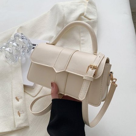 Skuldertaske Messenger Bag BEIGE