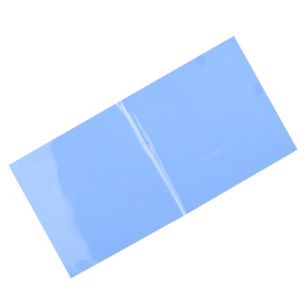 2 STK 100 mm x 100 mm x 1 mm CPU-brikke kjøleribbe kjølende termisk ledende silikonpute