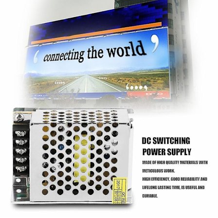 Dc12v 10a Lille Volumen Enkelt Udgangs Skiftende Strømforsyning