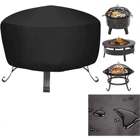 Tulisijan suojus, lämmityssuojus vedenpitävä hengittävä Oxford-kangas ulkopuutarha terassi, UV-suoja (80 * 80 * 65 cm) -CHSZ