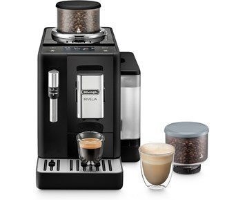 Delonghi Rivelia Automatisk Kaffemaskin Exam440.35.B - Espressomaskin med 8 förprogrammerade drycker
