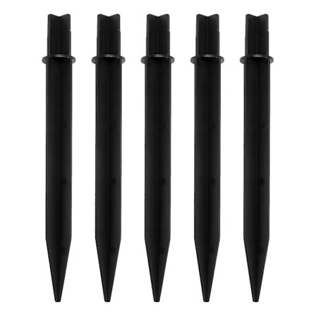 5 st Solcellslampor Gräsmatta Lampa Jordplugg Landskaps Spiklampa Jordspiklampor