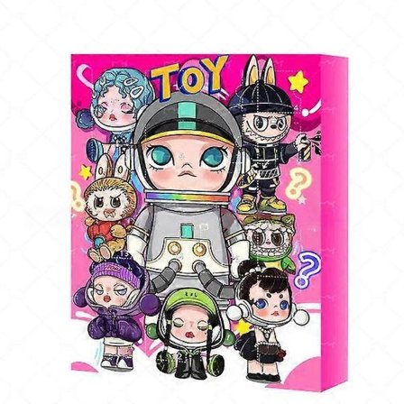 2025 Grænseoverskridende Mario Julekalenderboks 24 stk Nedtællingskalender Blind Box