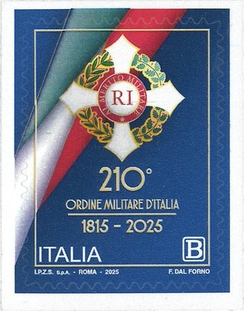 Italien - 210 års jubilæum for den italienske militærorden - Postfrisk Frimærke