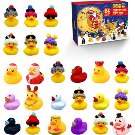 Gummibadand Adventkalender 2023, 24 stk Mini Julekalender, Adventkalender Halloween Nedtelling Kalender 2023 for Barn Gutter Jenter