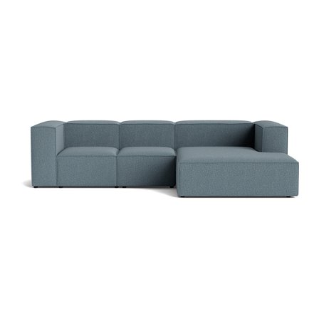 Lissabon chaiselong sofa, højrevendt | 300cm - Nordic Blå - 300x170x72 - Sofa, chaiselong