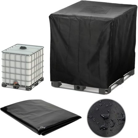 For IBC Tote Cover 275 Gallon Tote Sunshade Water Proof Protecti