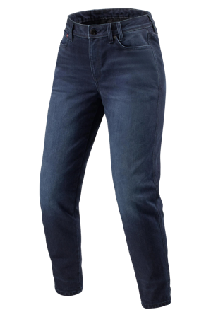 Motorradjeans REV'IT! Harper TF Gebrauchtes Dunkelblau W31 x L30