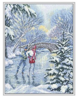 Broderipakke Bilde På skøytebanen - RTO